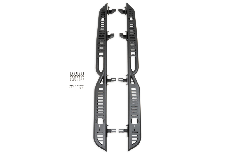 Jeep Gladiator JT Side Steps - DV8 Offroad - OE Plus - Micro-texture black - `20-`23
